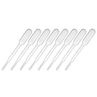 30 Pcs Plastic Disposable Pipettes 0.2ml, Clear Transfer Pasteur Pipettes, 61mm Length, Liquid Dropper for Lab