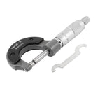 Metric Outside Micrometer, Micrometer Measuring Tool, Ratchet Stop, 0-25mm Range, 0.01mm Graduation Precision Machinist Tool