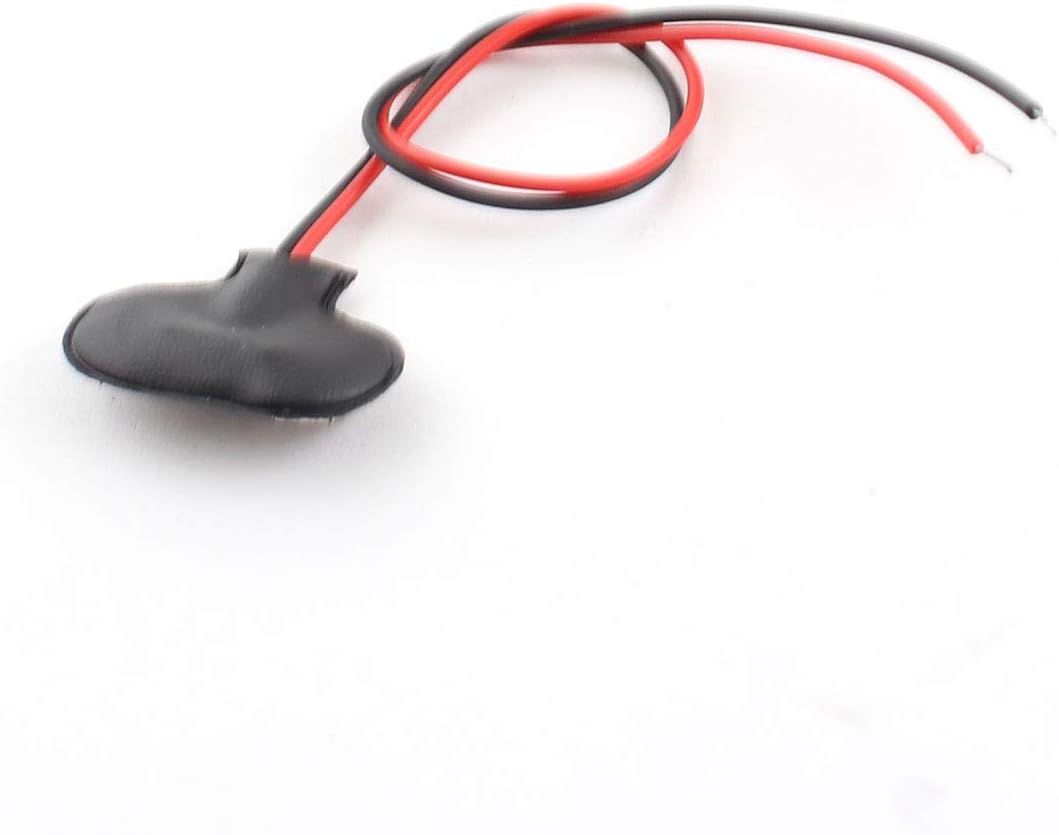 5 Pz Clip Batteria 9V Cablatto Connettore Cintura Nero Rosso