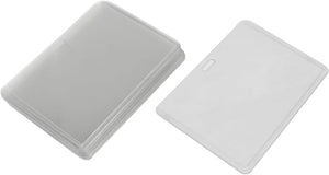 Porte-badge d'entreprise horaire en plastique transparent pour bureau, 10 pièces