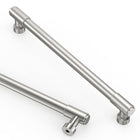 رافعات حوامل خزائن المطبخ من الفولاذ المقاوم للصدأ المbrushed Satin Nickel، 7.5 بوصة، 10 حزمة