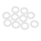 10 Pcs Silicone O-Rings Sealing Rings 24 x 16 x 3mm White Silica Gel