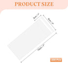 200Pcs Self-Sealing Cello Bags, 3x7 Inch Long Clear Flap Resealable Poly Bags, OPP Adhesive Treat Bag 2 Mil for Bread Pretzel, Gift Packaging, Tableware, Necklaces Crafts