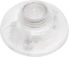 Inline Foot Pedal Push Button Switch, Round Lamp Lighting Foot Control Latching ON/Off Footswitch Transparent