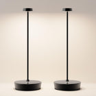 2 Pack wiederaufladbare kabellose Tischlampe, 6000mAh Akku Tischleuchte