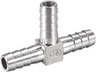 9/16-Inch (14mm) Hose ID Barb Fitting Stainless Steel 3 Way T Shaped Union Home Brew Fitting