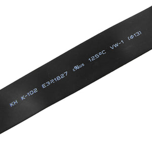 Heat Shrinkable Tube Shrink Tubing, 9.8ft, 13 mm, Black