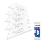 LinkMejor 5-Pack Zirconia Ceramic Utility Knife Blades, Rustproof Refill Pack