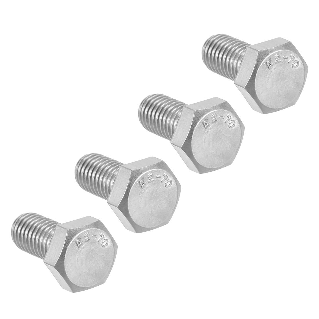 M8x16mm Hex Bolts 304 Stainless Steel Hexagon Screw Bolt 4pcs