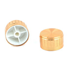 a14100700ux0858 Knurled Shaft Potentiometer Control Knobs, 17 mm x 30 mm, 2 Piece, Rotary Buttons 6 mm Diameter