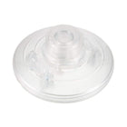 Inline Latching Foot Pedal Push Button Switch, 250V 2A /125V 3A Round Lamp Light Foot Control ON/Off Footswitch Clear