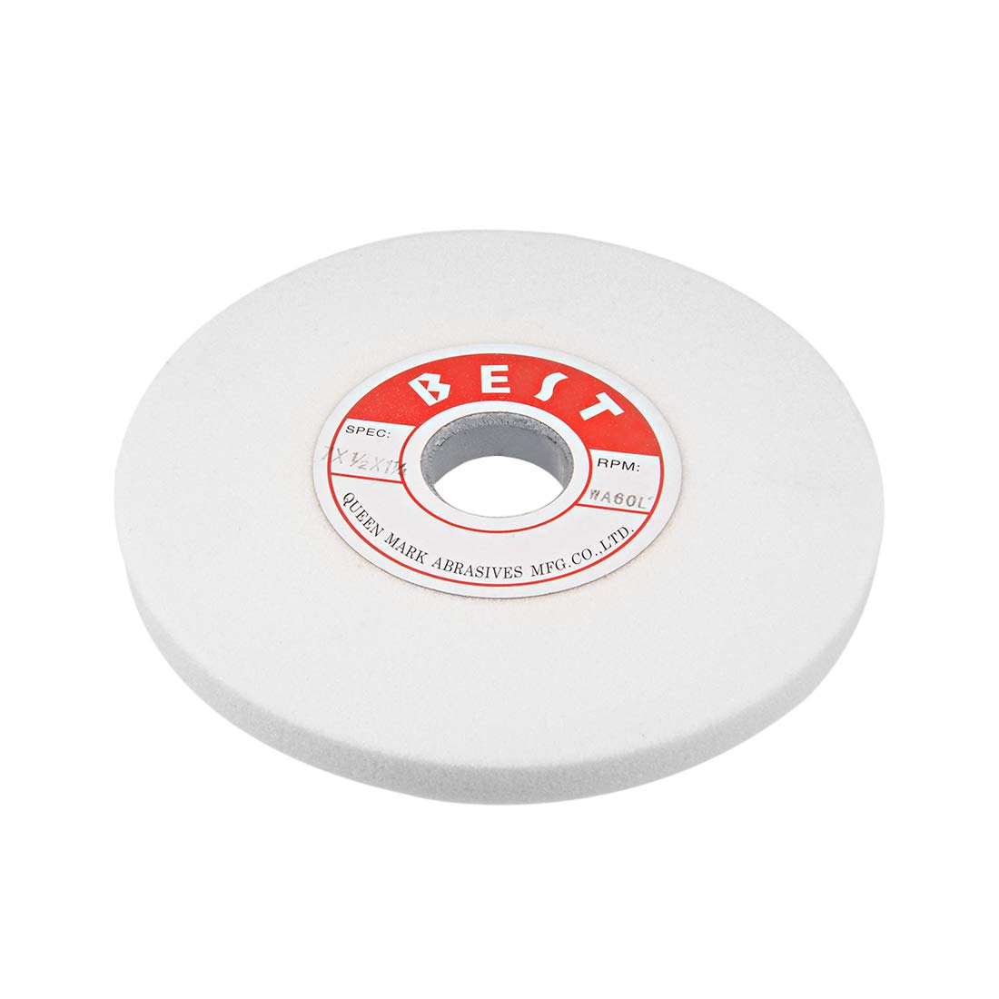 7-Inch Bench Grinding Wheels White Aluminum Oxide WA 60 Grit for Surface Grinding