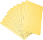 LinkMejor Blank Metal Card 100x60x0.25mm Painted Aluminum Plate for DIY Laser Printing Engraving Gold Tone 25 Pcs