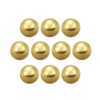 1/2-inch Precision Solid Brass Bearing Balls 10pcs