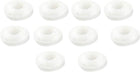 10 Pcs Wire Coil Protector Dual Side White Rubber Grommets 6mm