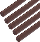 LinkMejor Mini Hot Glue Gun Sticks 4-inch x 0.27-inch for Glue Guns, Brown 5pcs