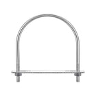 Round U-Bolts, 116mm(4.57") Inner Width 142mm Length M8 304 Stainless Steel U Clamp Bolt with Nuts Washers and Plates, for Boat Trailer