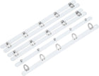 Corset Busk, Spring Steel Boning Support, Metal Sewing Buttons with Hook & Eye Closure for Garment