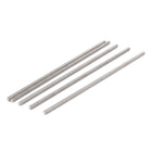 a16071500ux0127 M5 x 170 mm 304 Stainless Steel Fully Threaded Rod Bar Studs Fasteners 5 Pcs (Pack of 5)