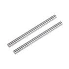 2pcs Linear Motion Rods 6mm x 150mm (0.24 x 5.91 Inches) Case Hardened Chrome Plated Linear Rail Shaft Round Guides for 3D Printer, DIY, CNC
