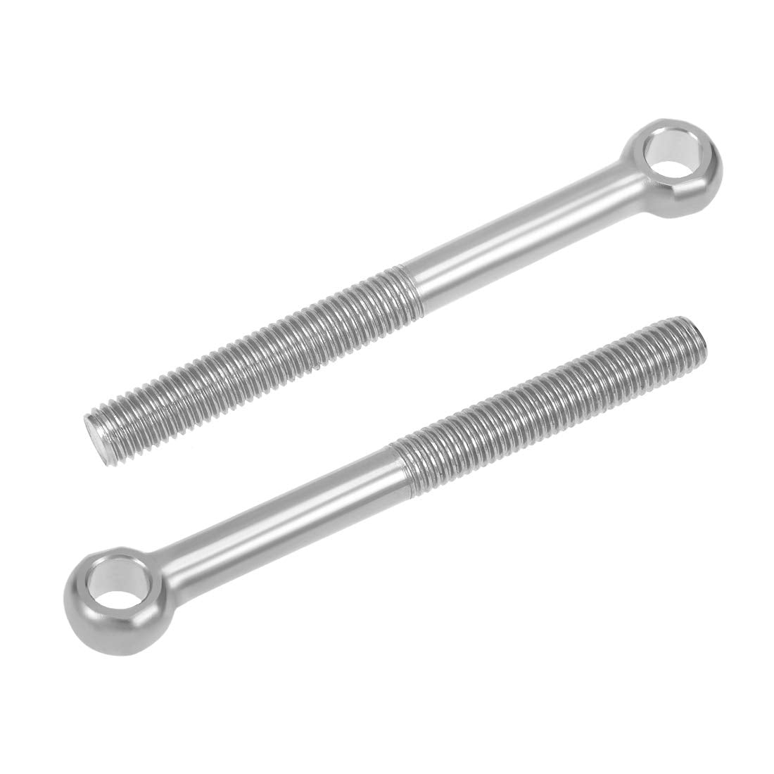M14 x 140mm Machinery Shoulder Swing Lifting Eye Bolt 304 Stainless Steel Metric Thread 2pcs