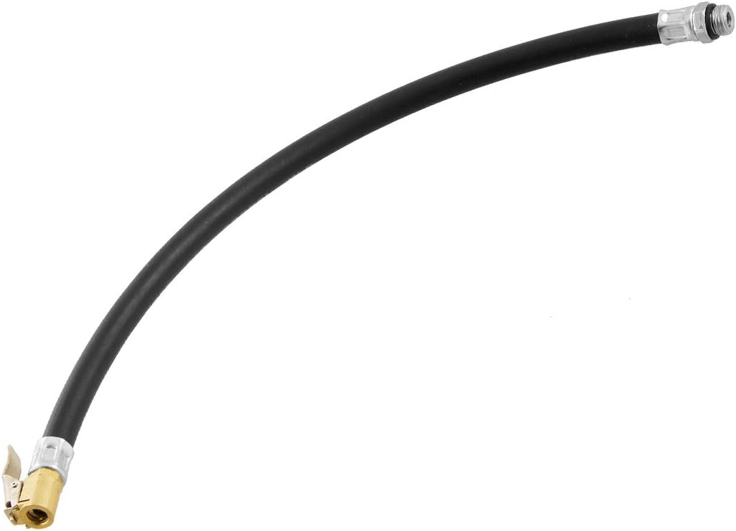 Car Truck 1/2" Male Thread Rubber Inflating Hose Air Tire Inflator 14.5 inch