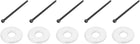M2.5x6mmx0.5mm Round Flat Washer 100pcs and M2.5x50mm Hex Socket Head Cap Screw 20pcs