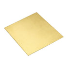 Brass Sheet, 4" x 4" Metal Sheets 0.08" Thickness H62 Brass Plates for DIY Crafts, Electrical, Repairs, Industry