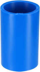 20mm Straight PVC Pipe Fitting Coupling Adapter Connector Blue 5 Pcs
