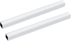 2Pcs 5/8" 6063 Square Aluminum Tube, 16mm x 16mm x 1mm Wall Thickness 204mm/8" Aluminum Industrial Straight Tube, Seamless Metal Tubing for Construction DIY Home Furniture