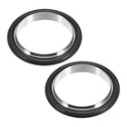 2 Pcs Centering Ring KF-40 Vacuum Fittings ISO-KF Flange 53mm X 39mm Fluorine Rubber O-Ring
