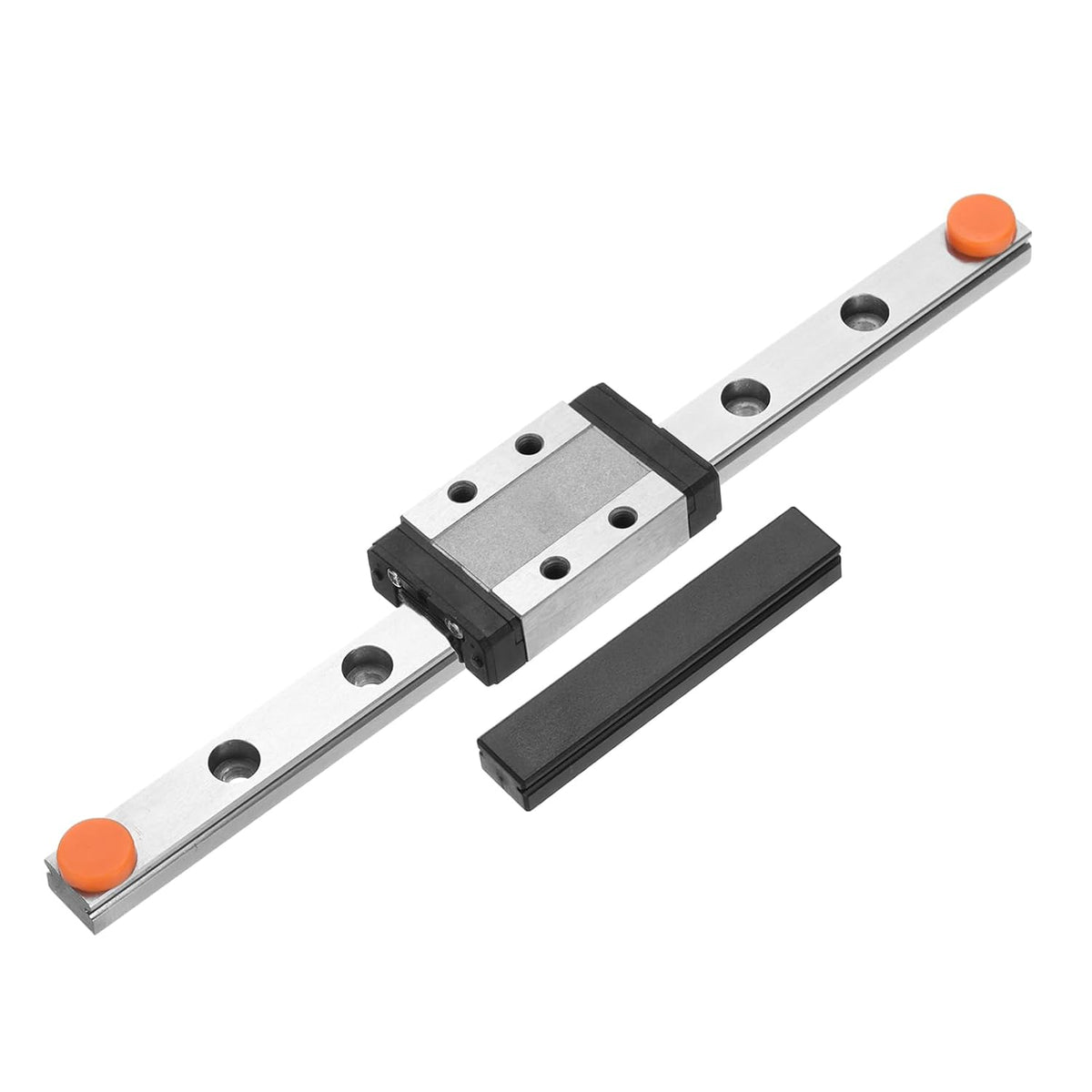 MGN9 150mm Linear Guide Rail with MGN9C Sliding Carriage Block and Plastic Mini MGN12 Linear Guide for DIY 3D Printers and CNC Machine, Black