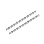 2pcs Linear Motion Rods 10mm x 100mm (0.39 x 3.94 Inches) Case Hardened Chrome Plated Linear Rail Shaft Round Guides for 3D Printer, DIY, CNC