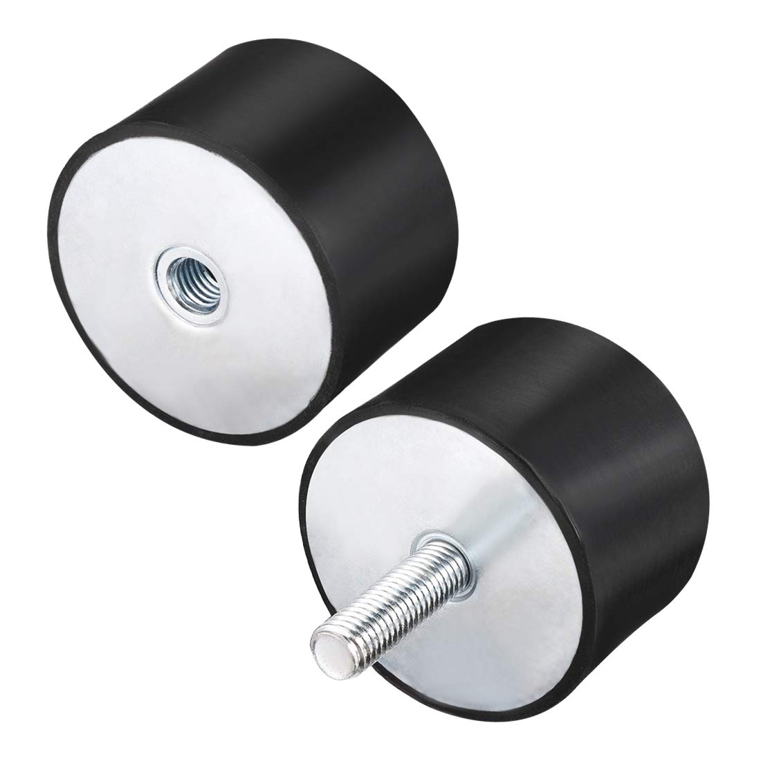M12 Male Female Rubber Mounts, Shock Absorber, for Motor Generator Compressor Garage Reverse Osmosis Pump Impact Air Generator Car Bobbins, D70mmxH45mm