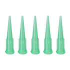 Industrial Blunt Tip Tapered Dispensing Fill Needle 18ga X 1.26" Green 5pcs
