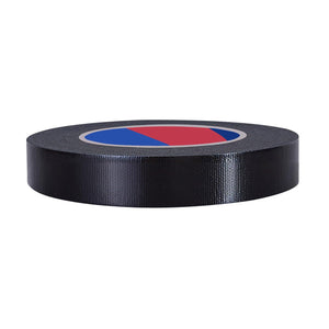 LinkMejor Nastro Adesivo per Duct Tape Nero Rafforzato, 1 Pollice x 55 Yardi, di Grado Industriale Impermeabile e Resistente agli UV, Adesivo Forte per Riparazioni Interni ed Esterni, Artigianato, Miglioramento della Casa, Imballaggio per il Moviment
