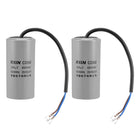 200uf Motor Star Capacitor 200mfd AC 450V for HSingle-Phase 50/60 Hz AC Motor and Fan 2Pcs