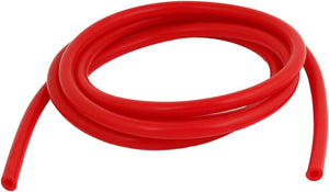 ID 4mm Tubo di Soffio a Vuoto in Silicone Lunghezza 2M Rosso