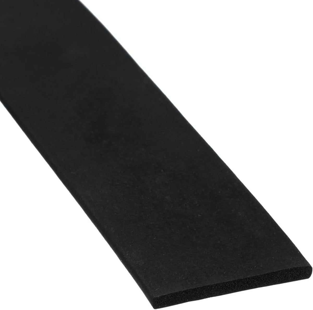 EPDM Rubber Foam Sheet Strip 1/8" T x 1.2" W x 8' L Neoprene Rubber Sheet Rolls Weather Strip for DIY Gasket, Crafts, Insulation