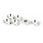 M5 Flat Head Screw Bolt Aluminum Countersunk Washers Silver Tone 6 Pcs