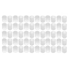 60Pcs 12mm Inner Dia PE Plastic End Cap Bolt Thread Protector Tube Cover