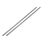 2Pcs Square Steel Bar Stock, 13/64"x13/64"x12"(5mmx5mmx305mm) 1045 Square Steel Rod Bars Precision Key Stock for Keyways Structural Support Industrial Machinery DIY Craft