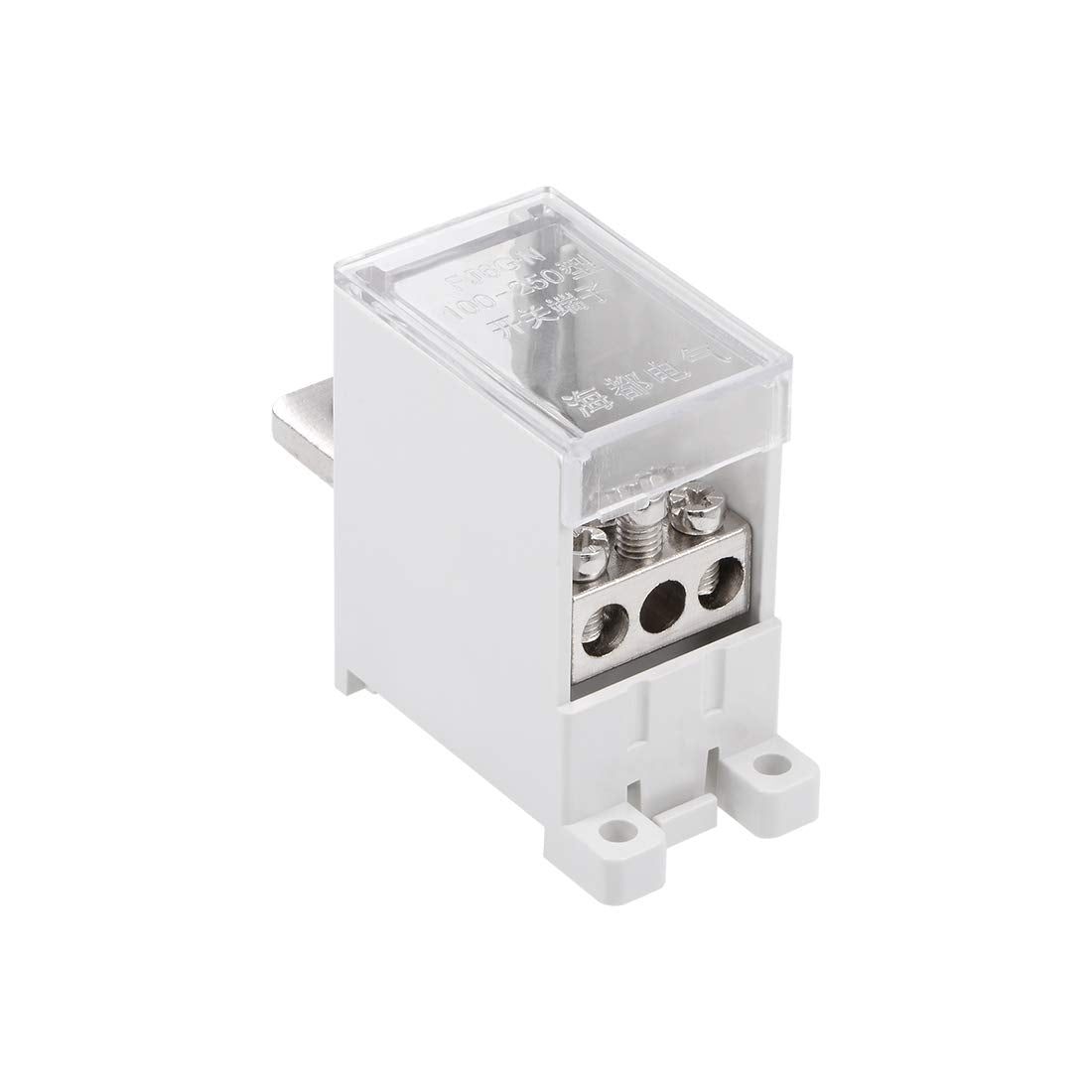 1 in 3 Out DIN Terminal Blocks 690V 250A Max Input Distribution Block for Circuit Breaker