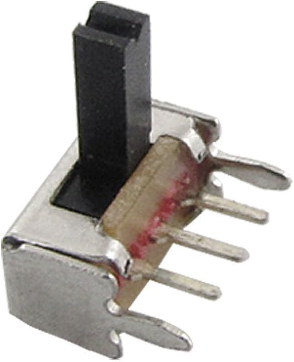 10 Pcs 3 Terminal 2 Position 1P2T SPDT Panel PCB Horizontal Slide Switch SK12D01-VG6