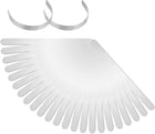 25Pcs Bracelet Blanks, 5/8 x 6inch Cuff Bangle Blanks Stainless Steel for DIY Jewelry Making(Silver, 1mm Thick)
