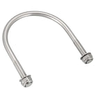 u-Bolts 10Pcs 2.36"(60mm) Inner Width 80mm Length M6 304 Stainless Steel Round U Bolt with Nuts Washers for Boat Trailer Axle
