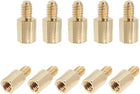 M2x4mm+3mm Male-Female Brass Hex PCB Motherboard Spacer Standoff for FPV Drone Quadcopter, Computer & Circuit Board 50pcs