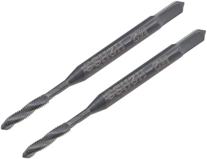 Metric Spiral Point Machine Screw Tap M2 Thread H2 Nitriding High Speed Steel 2pcs