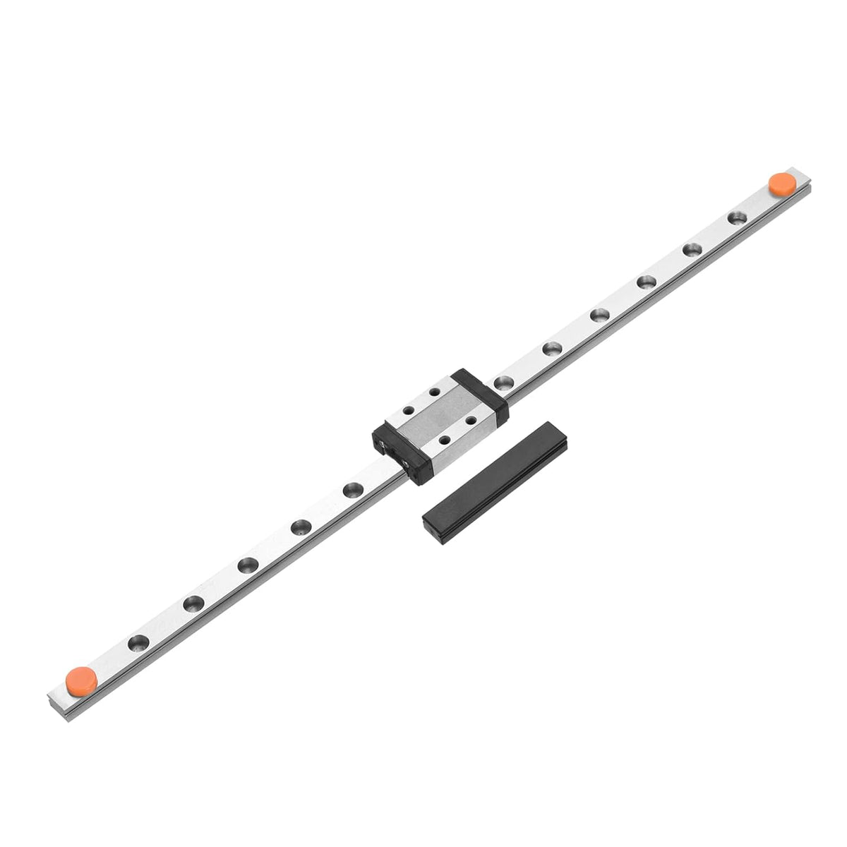 MGN9 300mm Linear Guide Rail with MGN9C Sliding Carriage Block and Plastic Mini MGN12 Linear Guide for DIY 3D Printers and CNC Machine, Black