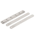 200mmx20mmx3mm Straight Flat Mending Repair Plate Fastener 4pcs